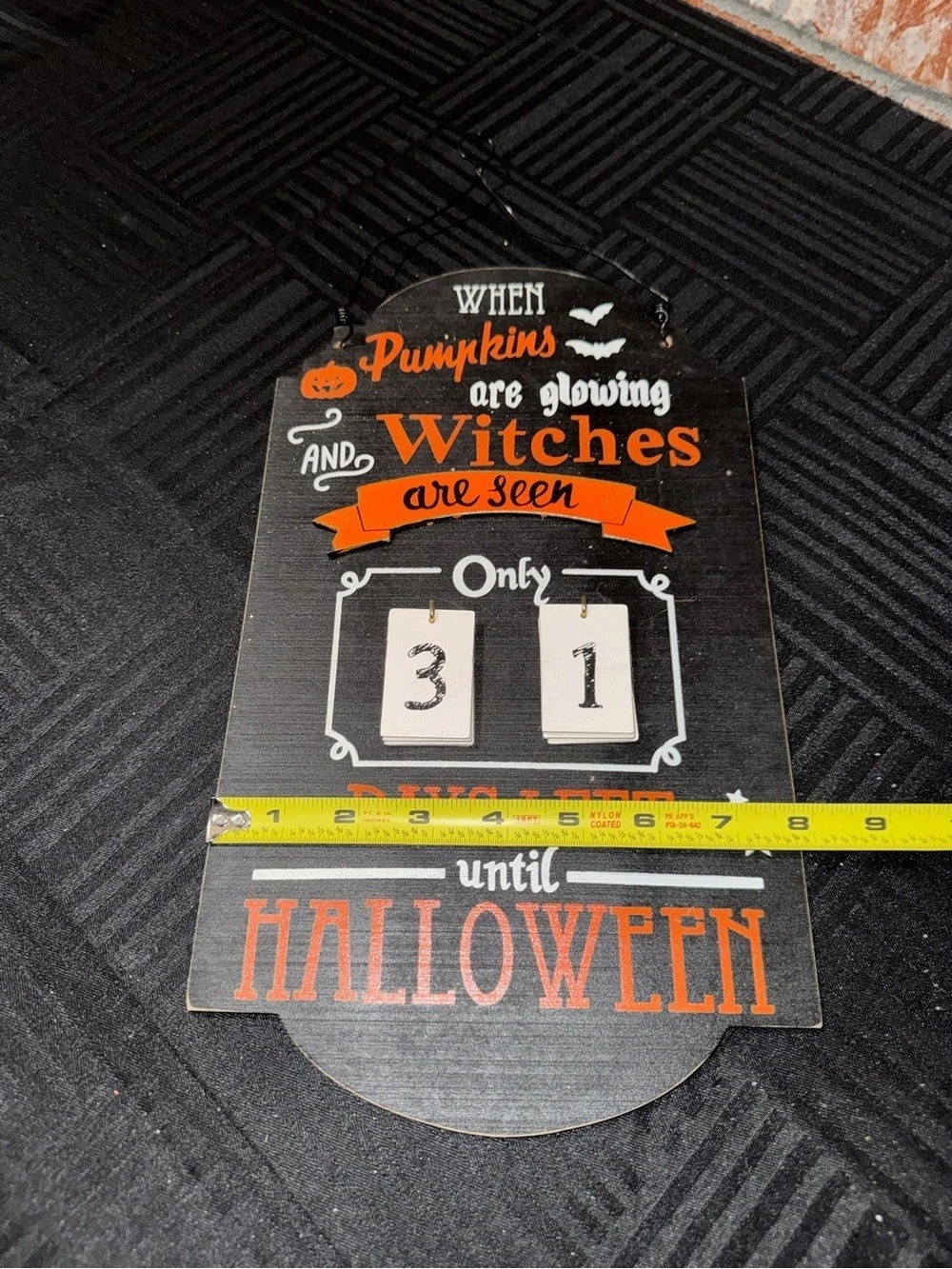 Halloween Countdown Sign - Picture 4 of 5